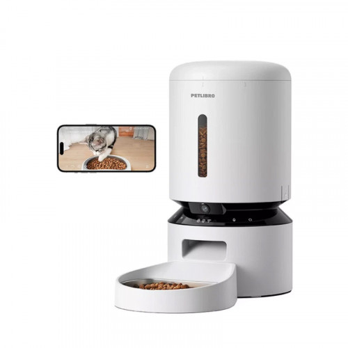 Розумна годівниця PETLIBRO Granary Camera Monitoring Feeder 5L White  для собак і котів з камерою